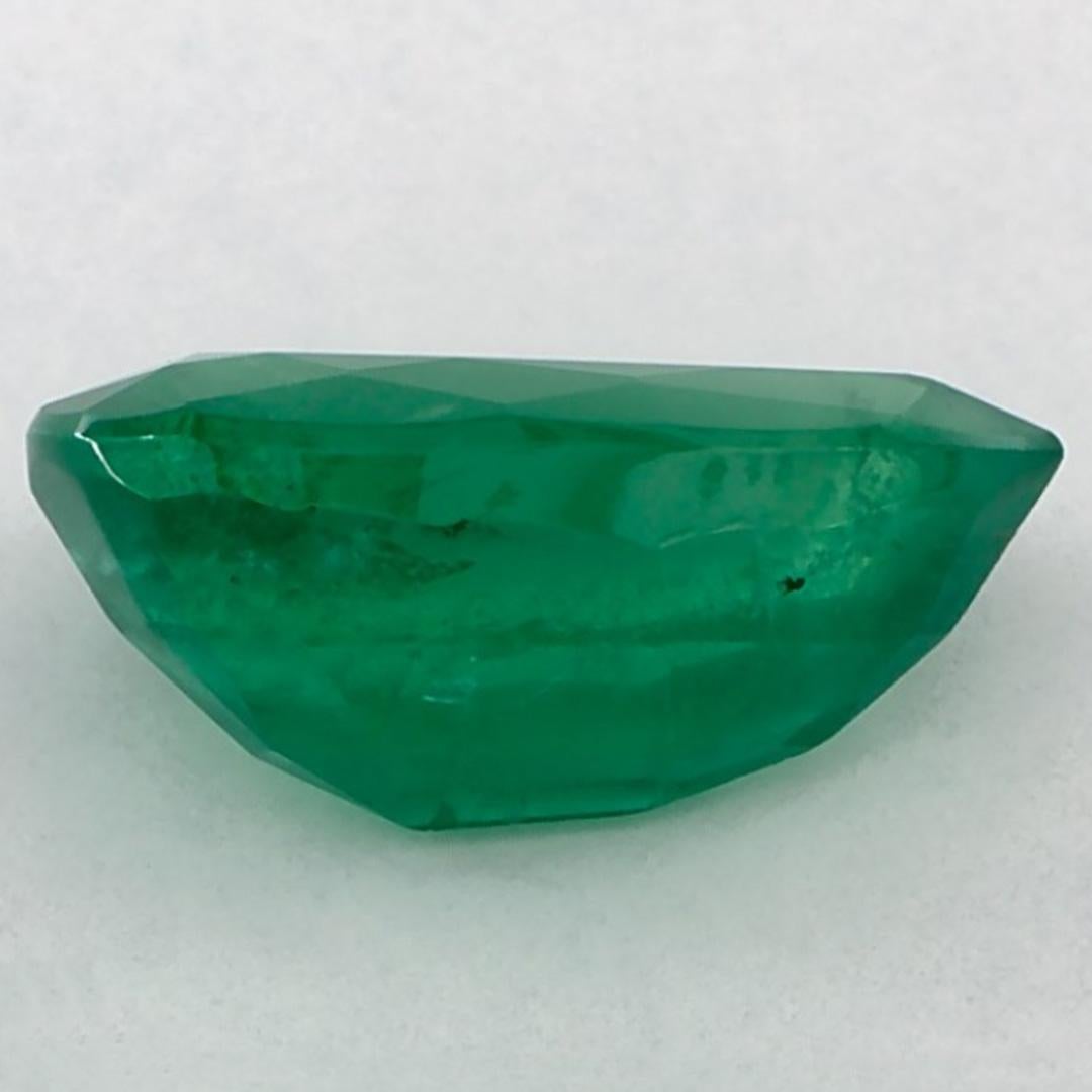 3.19 Ct Emerald Pear Loose Gemstone In New Condition For Sale In Fort Lee, NJ