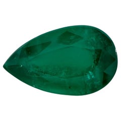 3.19 Ct Emerald Pear Loose Gemstone