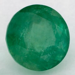 3.19 Ct Emerald Round Loose Gemstone