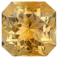 31.95 Carat Natural Loose Citrine Octagon Shape Gemstone