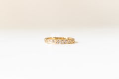 3.1MM Diamond Confetti Band in 14K Yellow Gold
