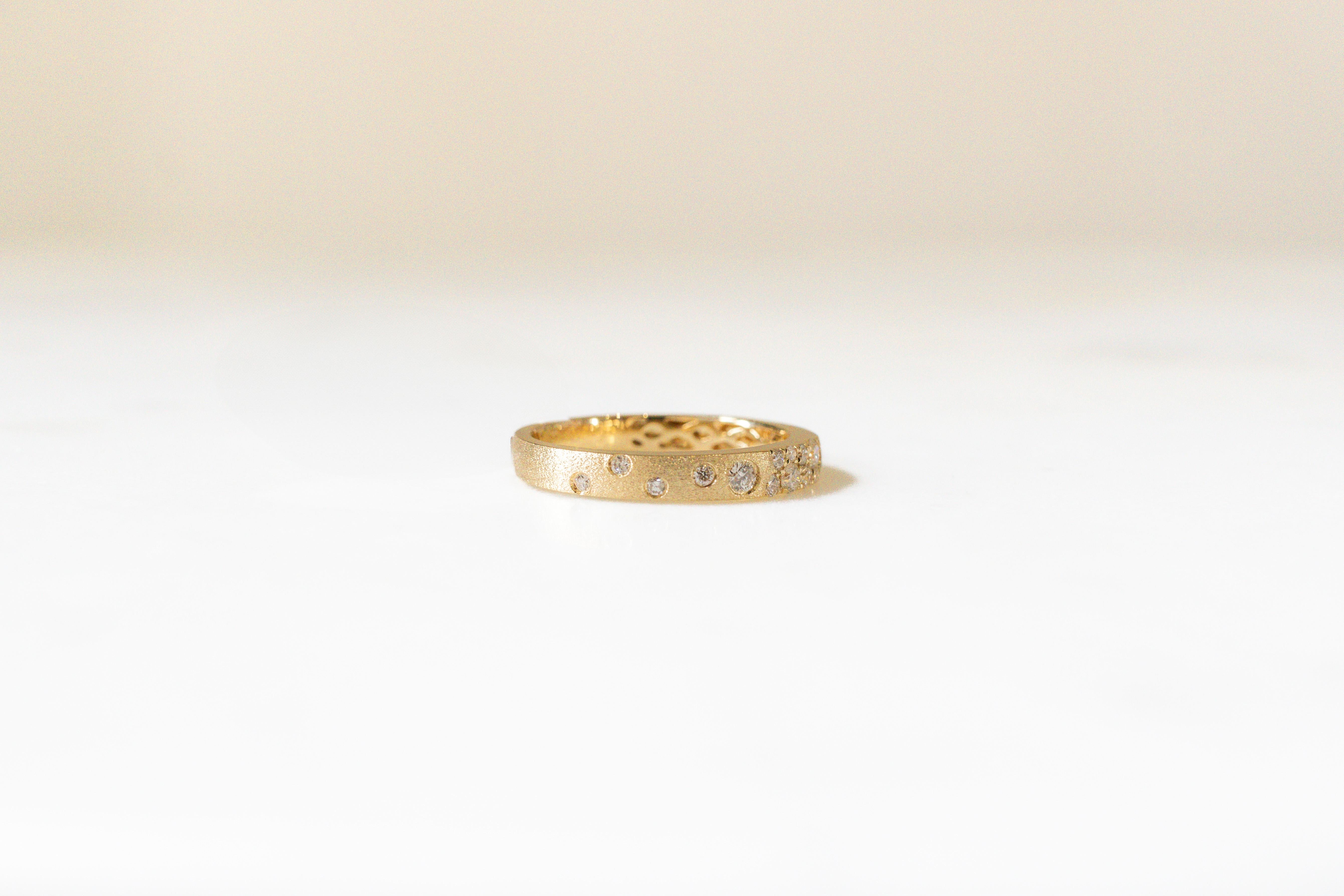 For Sale:  3.1MM Diamond Confetti Band in 14K Yellow Gold 3