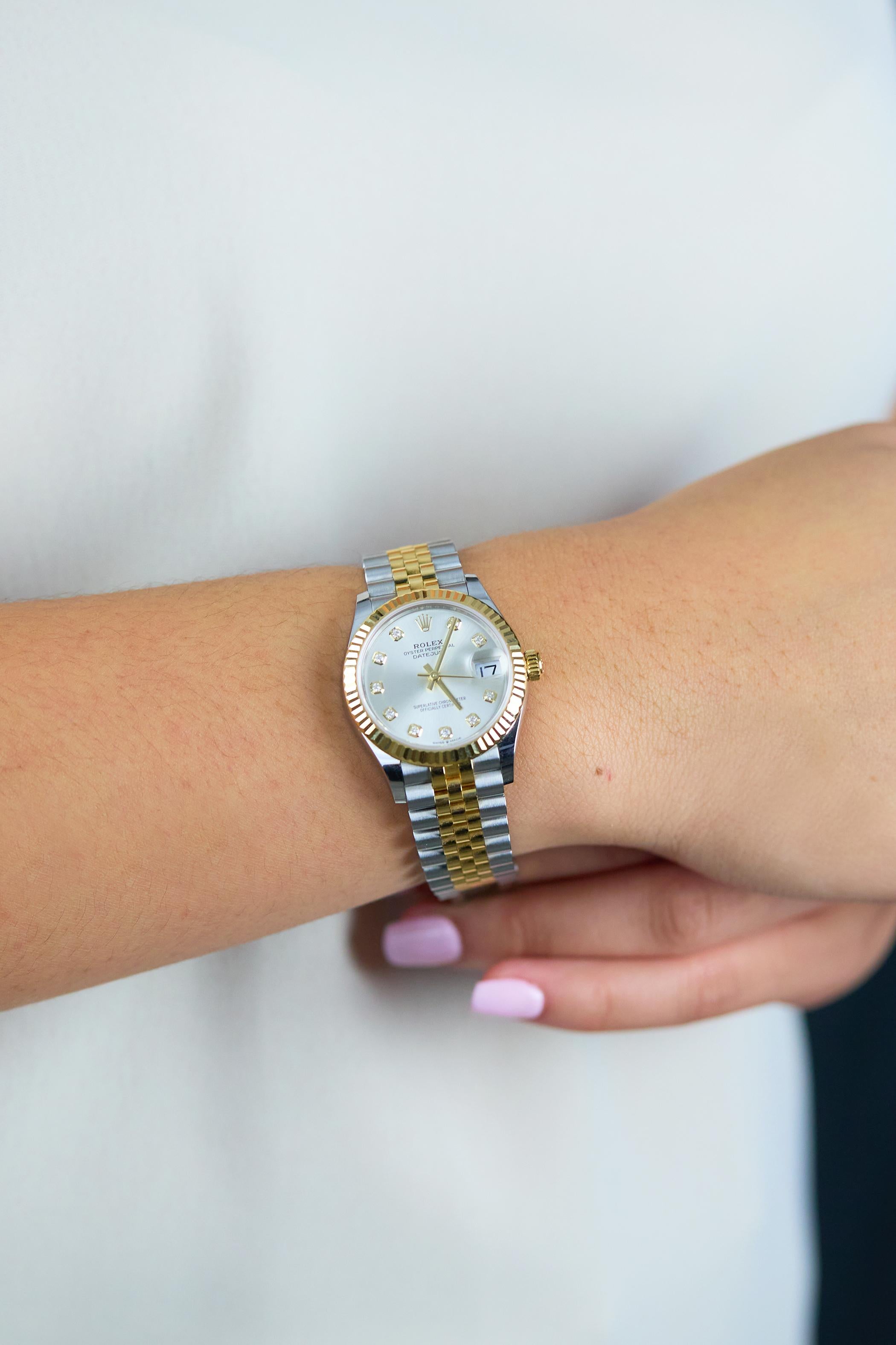 31MM Rolex Oyster Perpetual Datejust Ladies Two Tone  Watch 1