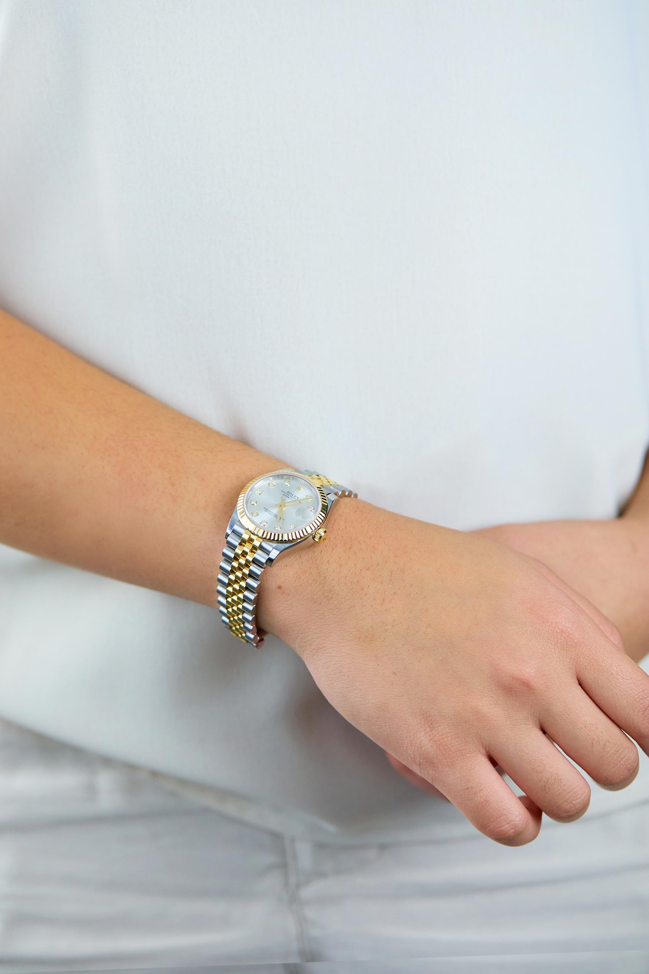 31MM Rolex Oyster Perpetual Datejust Ladies Two Tone  Watch 2