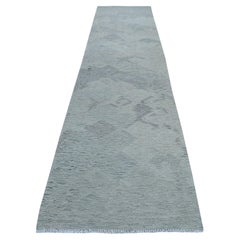 3
1 "x14
 Graue Schattierungen Flachgewebe Kilim Reine Wolle Hand gewebt Läufer Orientteppich