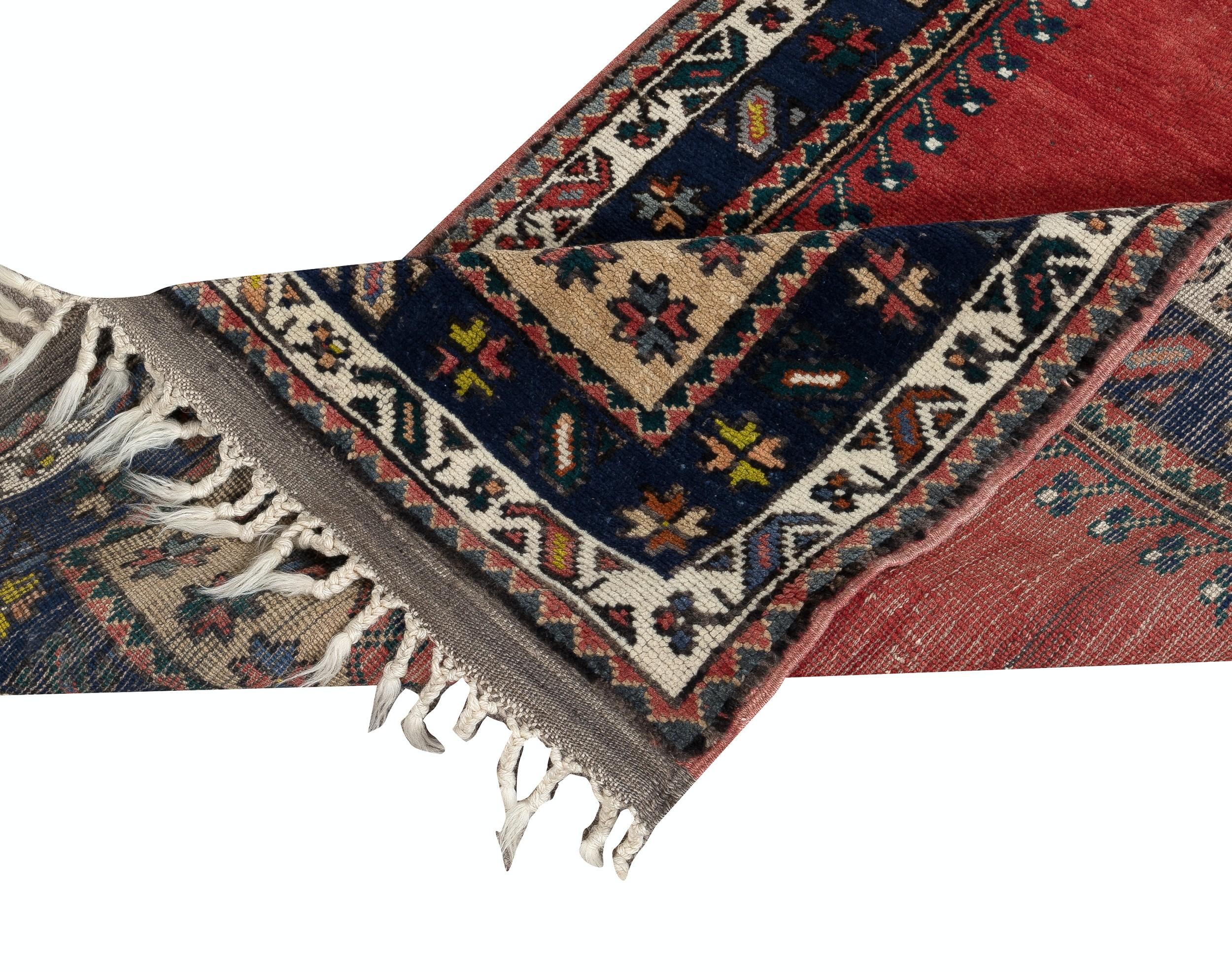 Rustico Tappeto di preghiera turco vintage unico nel suo genere, 31x45 pollici.  Tappetino per la preghiera in vendita