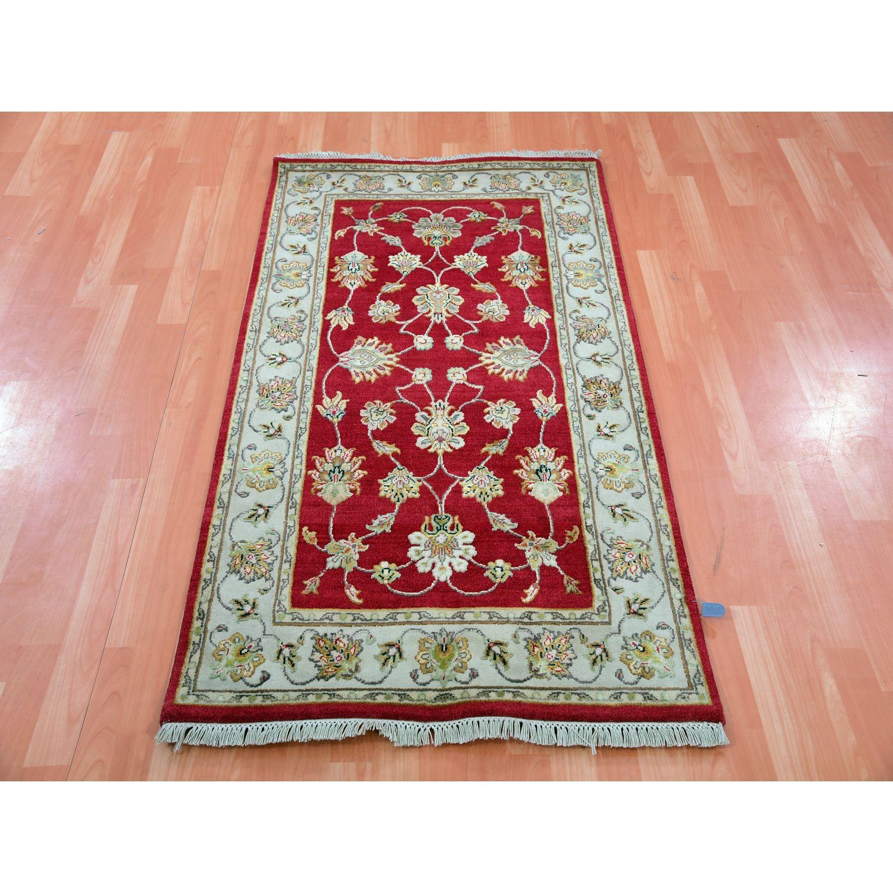 This is a truly genuine one-of-a-kind Hand Knotted Rajasthan Design Wool and Silk Oriental Rug. It has been Knotted for months and months in the centuries-old weaving craftsmanship techniques by expert artisans.
Primary materials: Wool
Latex: No