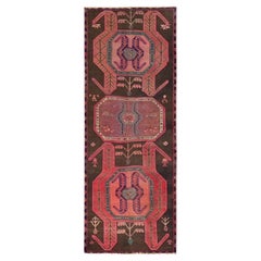 3
1"x8
4" Pink Vintage Northwest Persian 100% Wool Hand Knotted Runner Rug