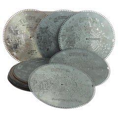 32 Antique Regina Music Box Discs C1890