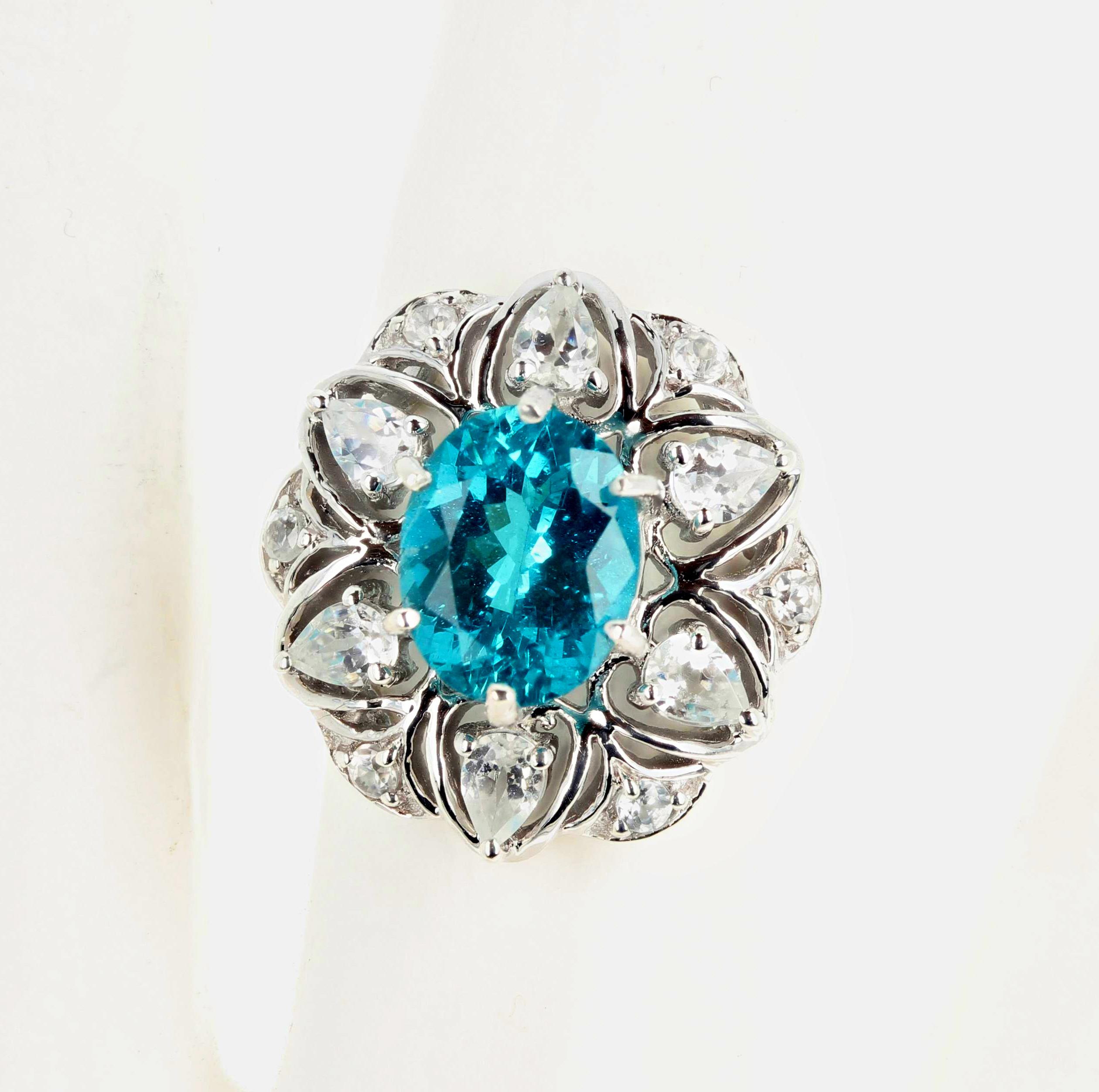 natural zircon ring