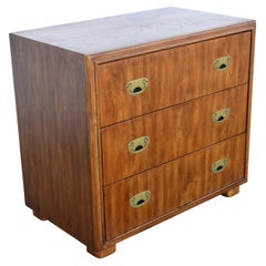 Vintage Drexel Passage Campaign Pecan Dresser