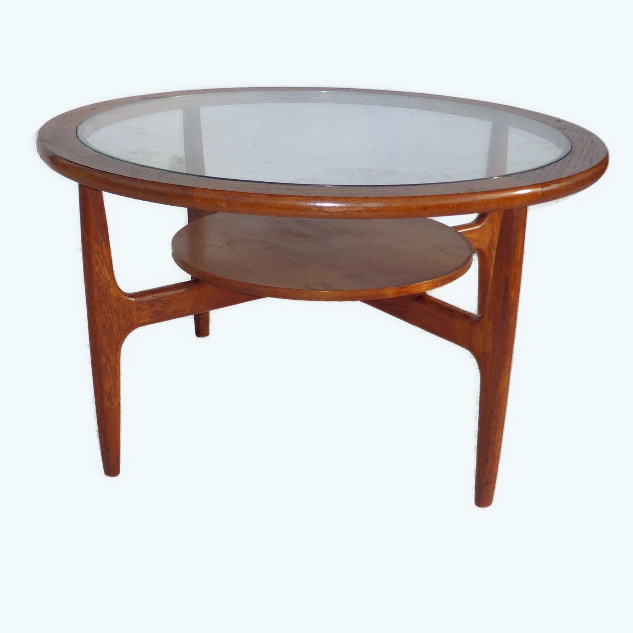 two tier round coffee table