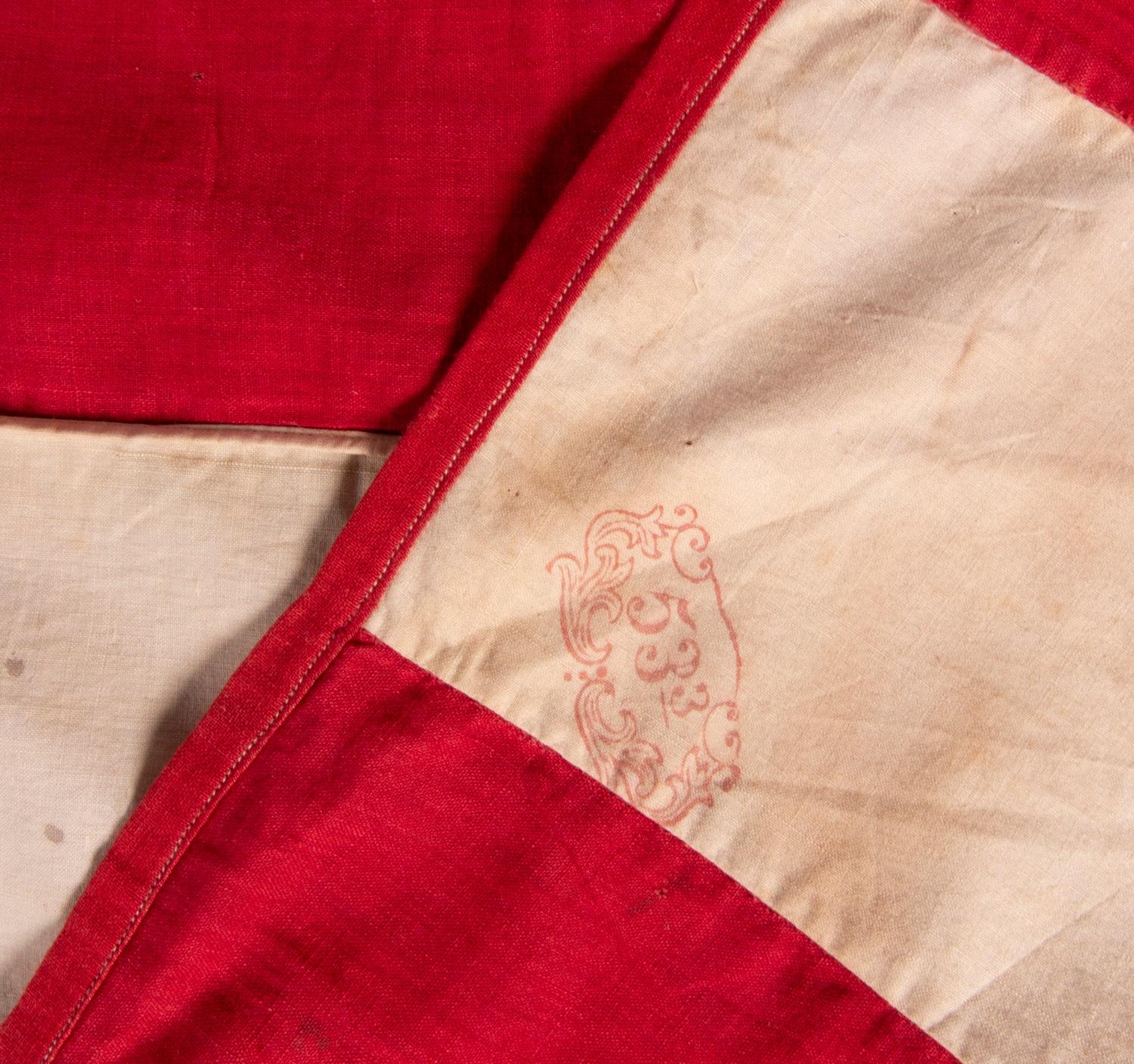 Drapeau américain ancien, 32 étoiles, État du Minnesota, vers 1858-59 en vente 2