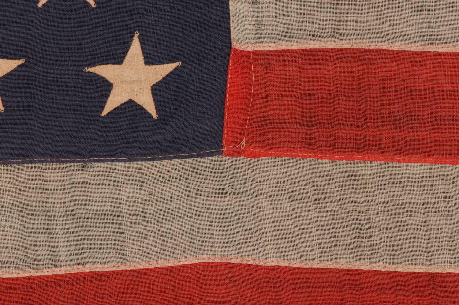 19th Century 32 Stars, Commemorating Minnesota Statehood American Flag