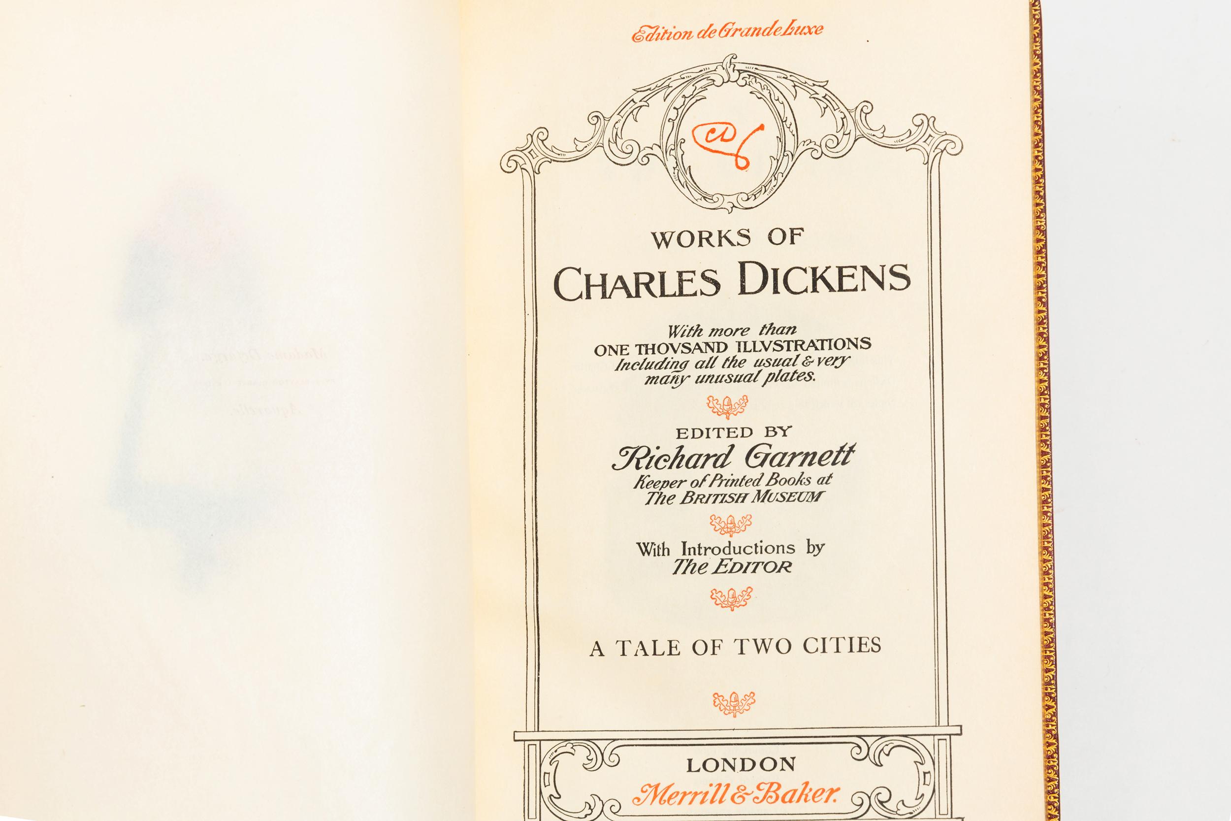 32 Volumes. Charles Dickens, The Works of Charles Dickens 1