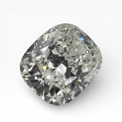 3.20 Carat GIA Certified SI2, Color K, Cushion Cut Natural Diamond.