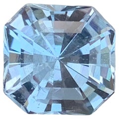 3,20 carati di acquamarina naturale sciolta Goshenite taglio ottagono Gemma