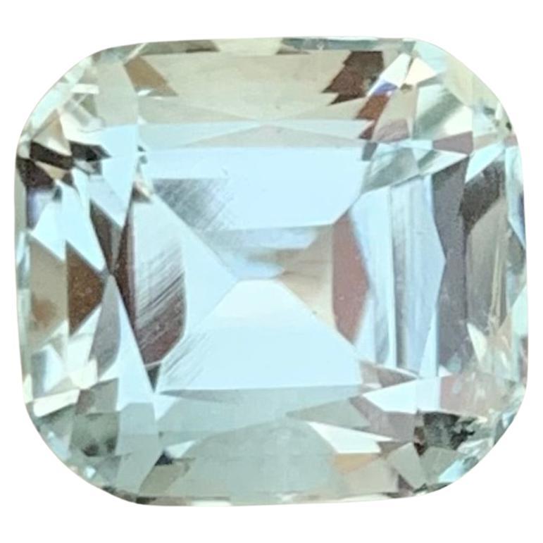 3.20 Carat Natural Loose Green Amethyst Cushion Shape Gem