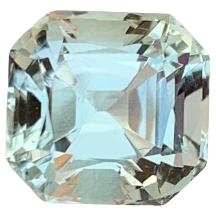 3.20 Carat Natural Loose Green Amethyst Cushion Shape Gem For Sale