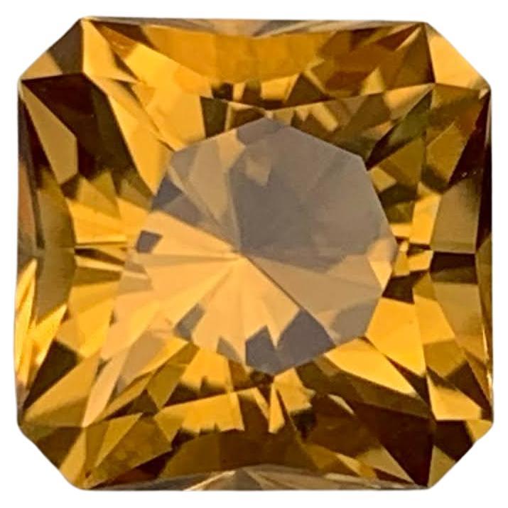 3,20 Karat Natürlicher loser honigfarbener Citrin Stein Fancy Cut Brasilianischer Edelstein im Angebot