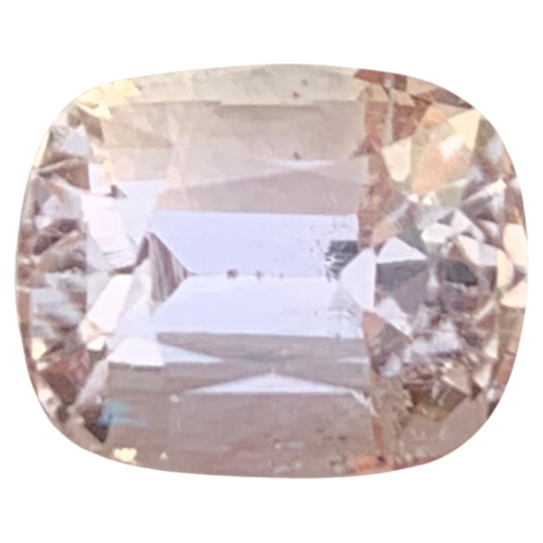 3,20 quilates de topacio imperial natural suelto en forma de cojín para joyería