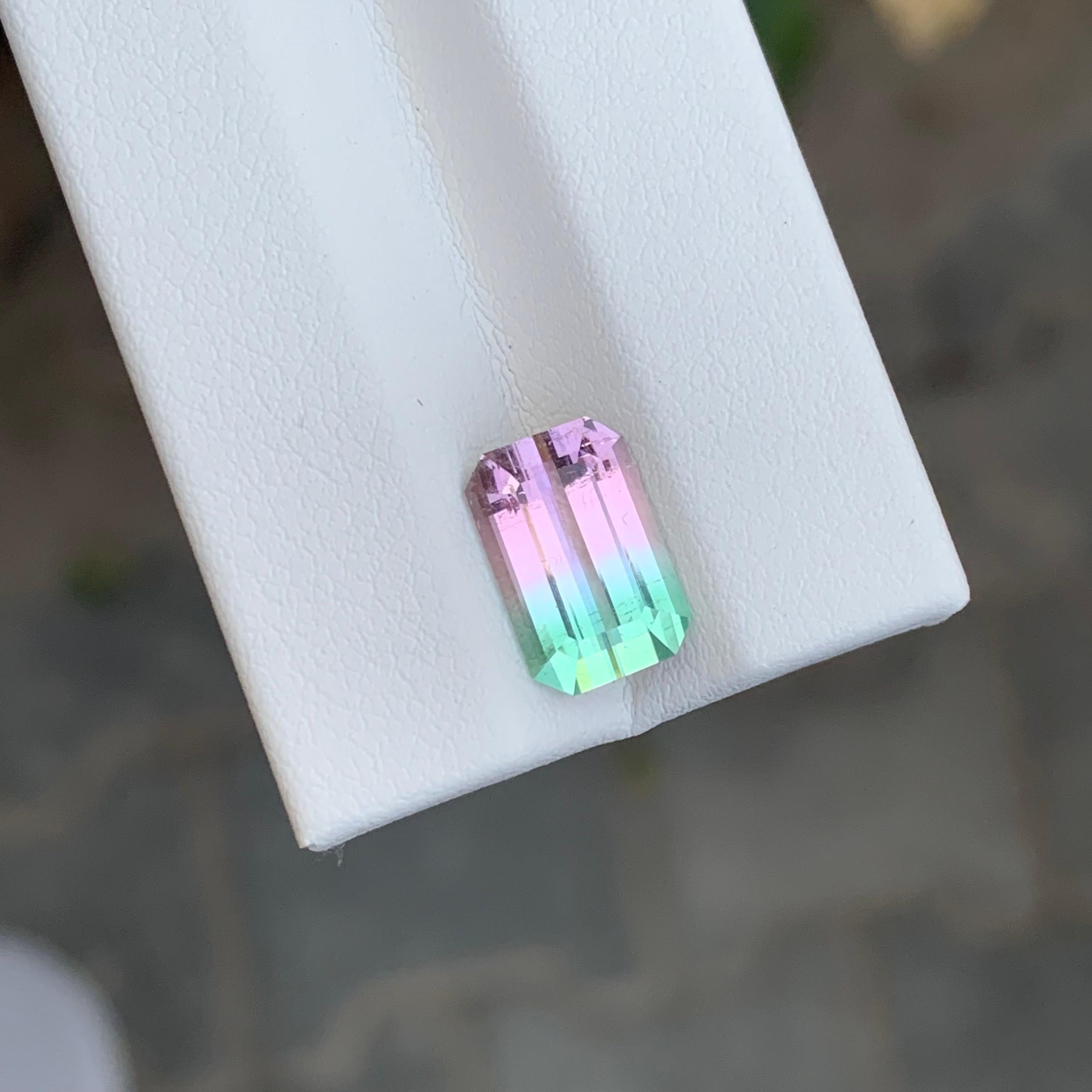 3,20 Karat natürlicher loser Parti Turmalin Smaragd Form Edelstein (Arts and Crafts) im Angebot