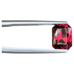 3.20 Carat Natural Loose Red Garnet Stone Scissors Cut Tanzanian Gemstone