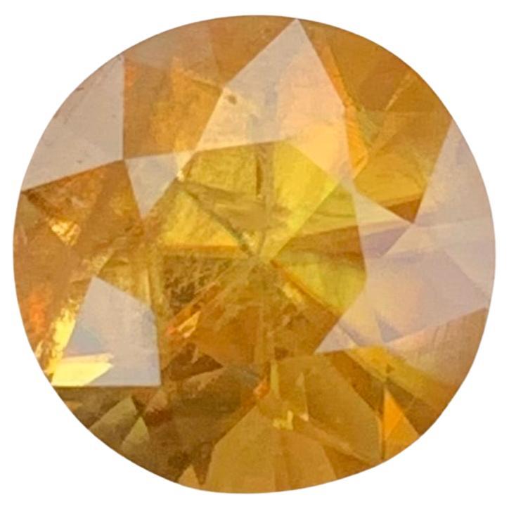 3.20 Carat Natural Loose Sphene/ Titanite Round Shape Gemstone