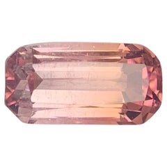 3.20 Carats Loose Bicolor Pink Tourmaline Gemstone