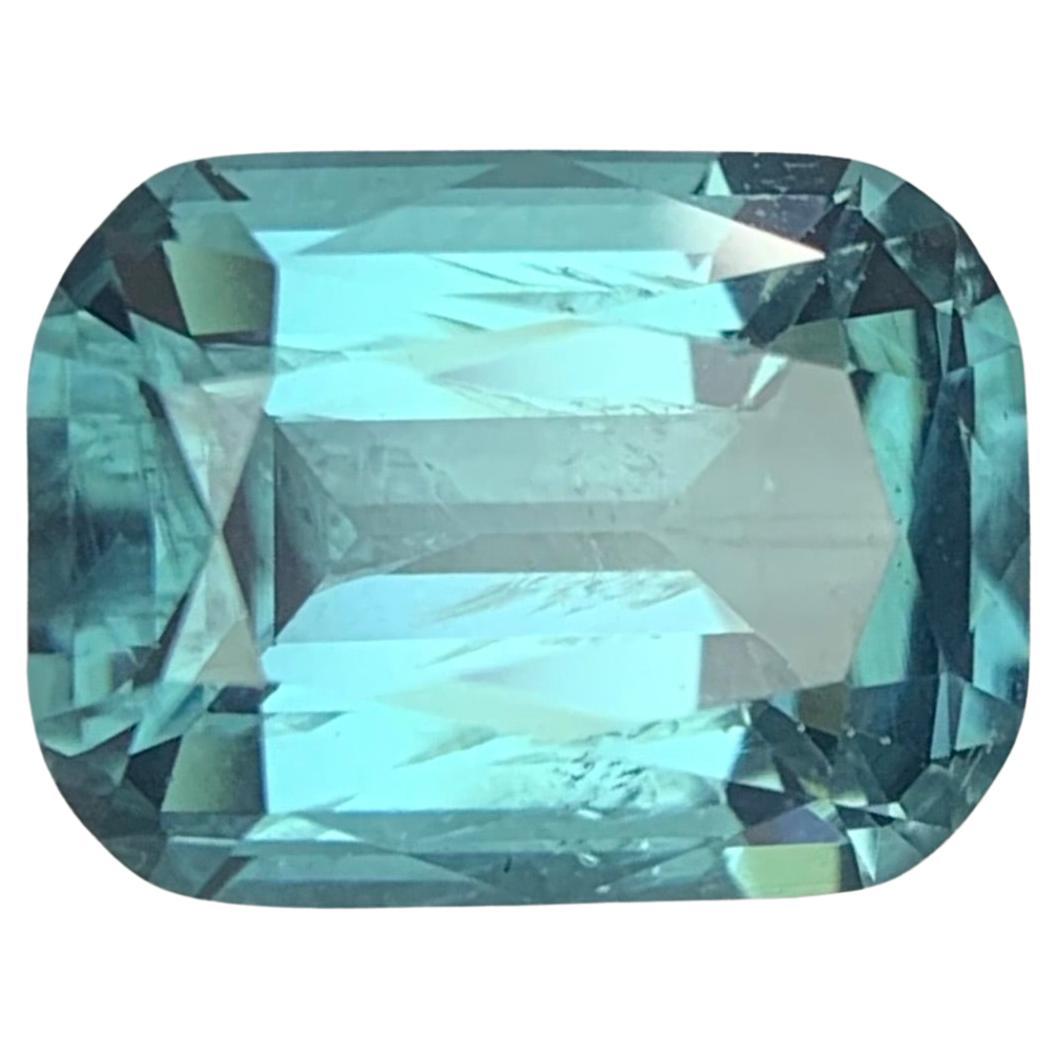 3.20 Carats Natural Faceted Teal Tourmaline Loose Gemstone in vendita