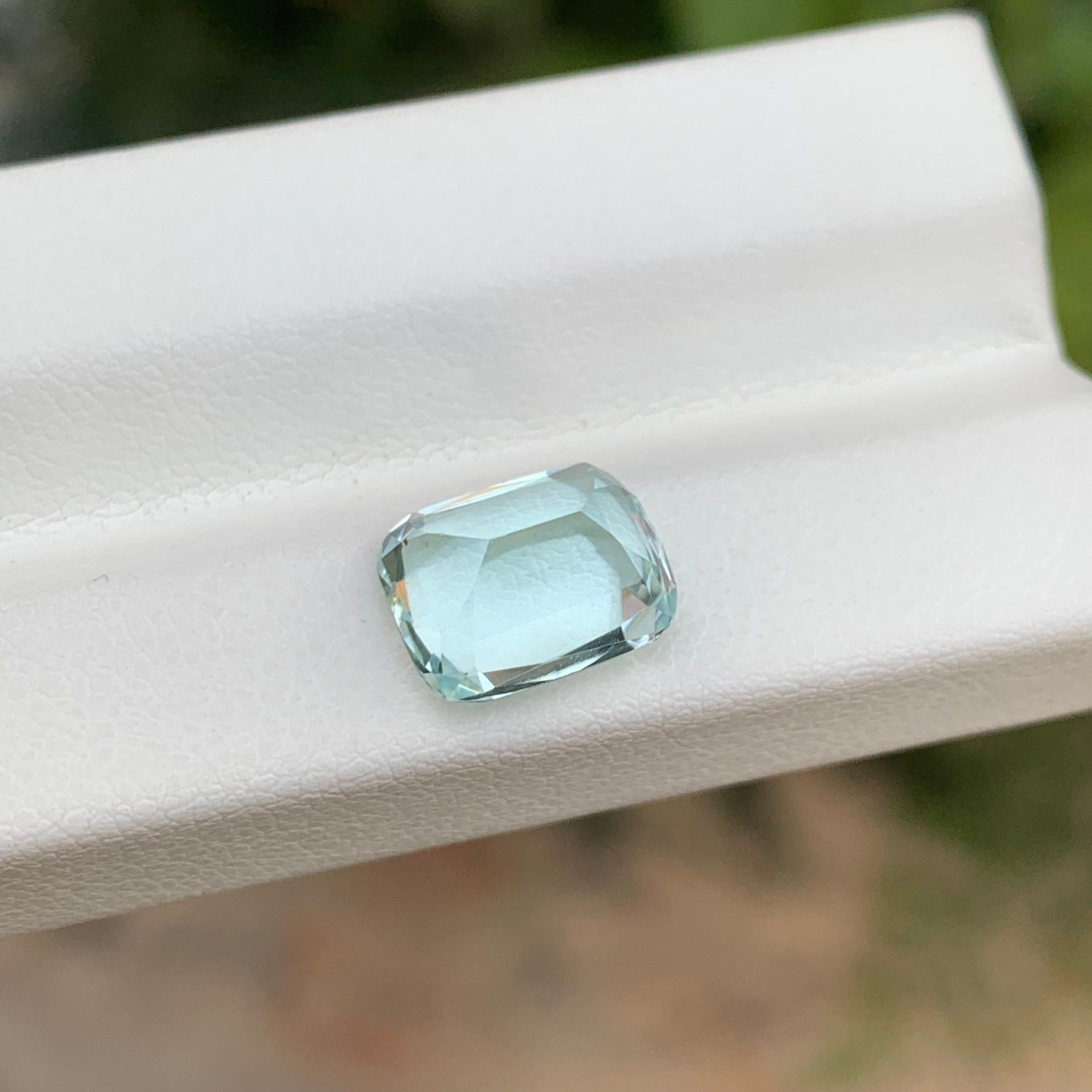 3.20 Carats Natural Loose Aquamarine Shigar Valley Pakistan Mine For Sale 4