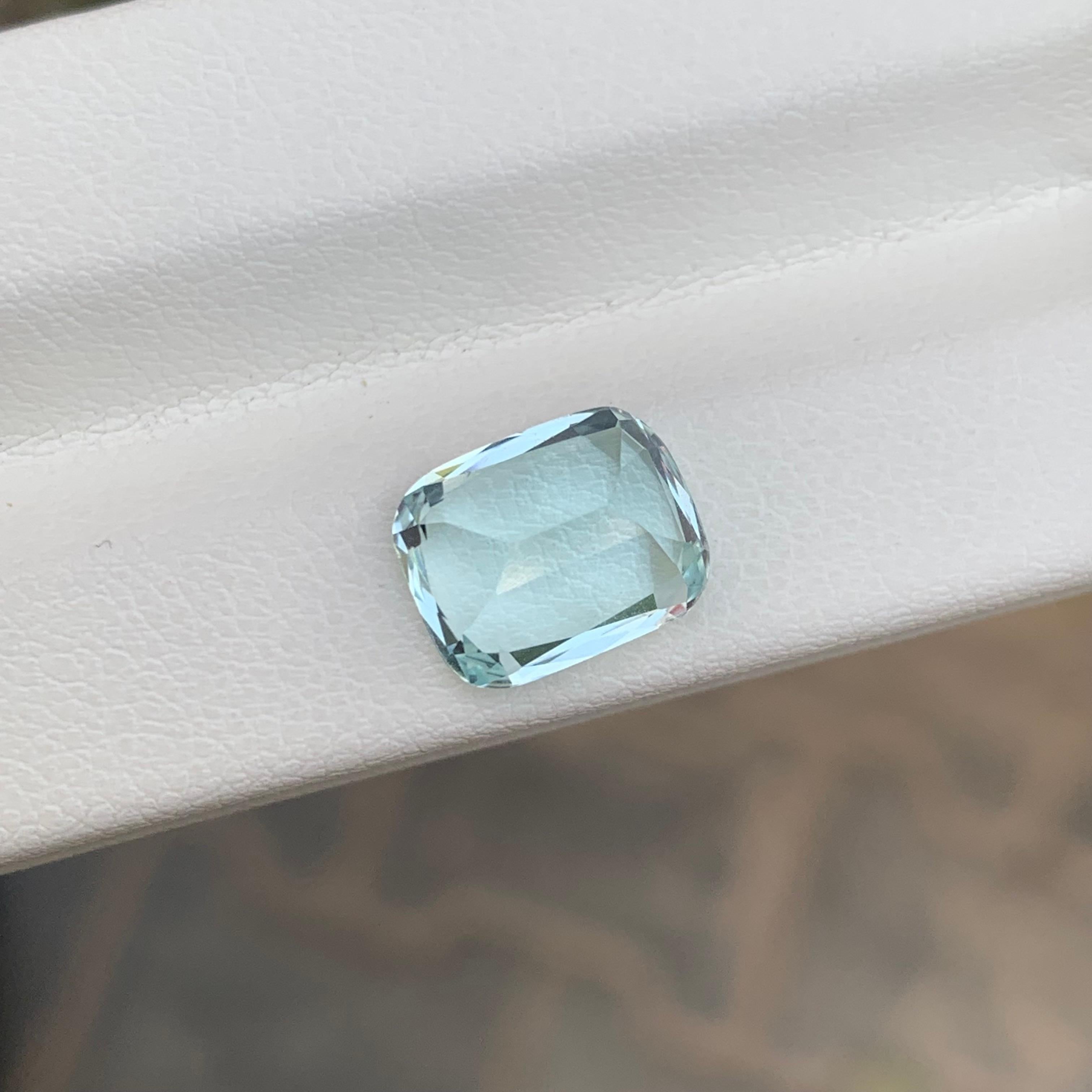 3.20 Carats Natural Loose Aquamarine Shigar Valley Pakistan Mine For Sale 5