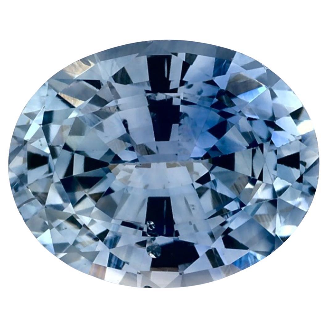 3.20 carati di zaffiro blu ovale sfuso