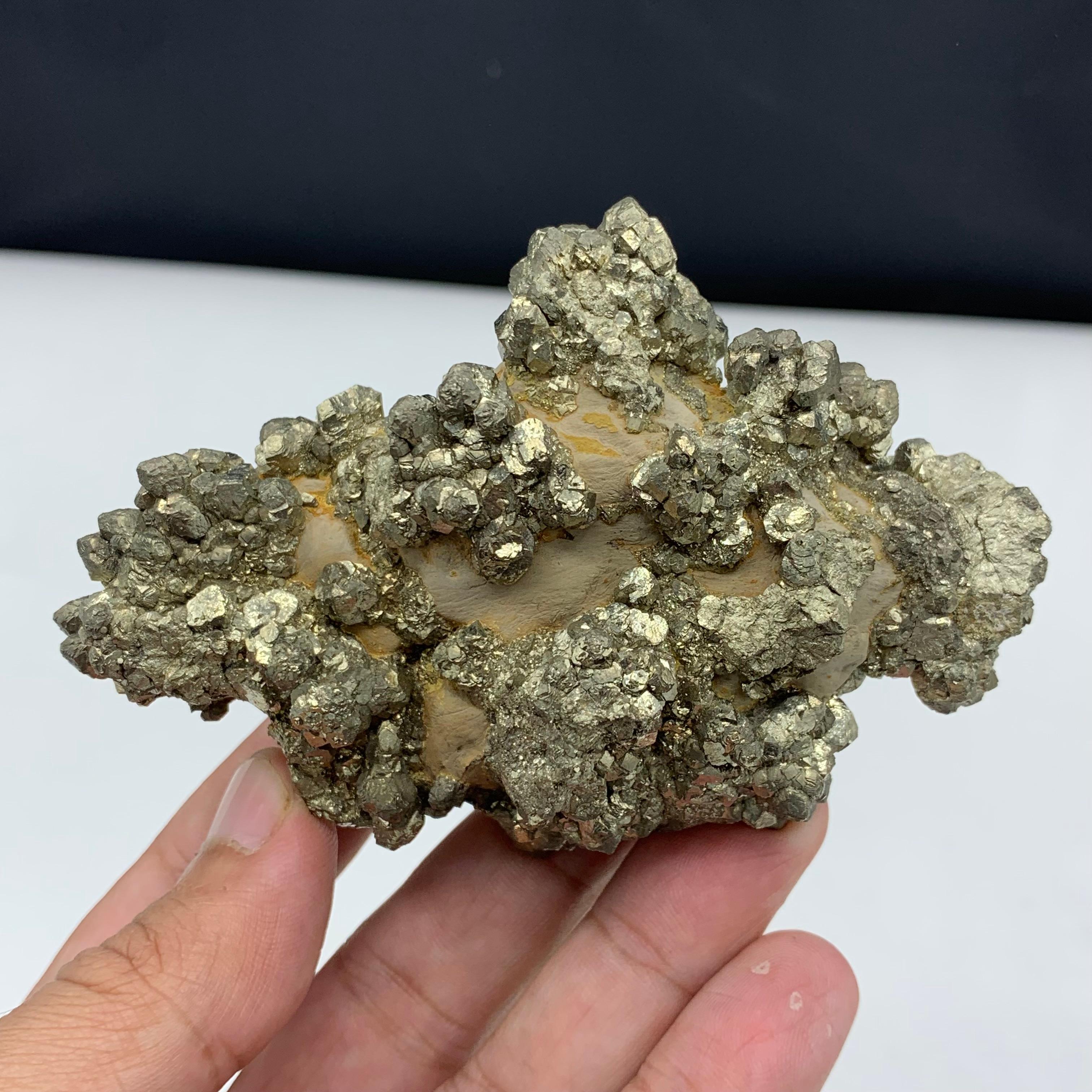 320.04 Gram Beautiful Pyrite Specimen From Pakistan  For Sale 2