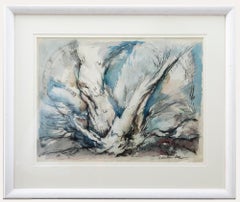 Vintage Adrian Hill PROI RBA (1895-1977) - Framed Watercolour, Burls of a Tree