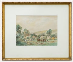 Vintage S. McKinley (b.1920) - Early 20th Century Watercolour, The Last of the Hay
