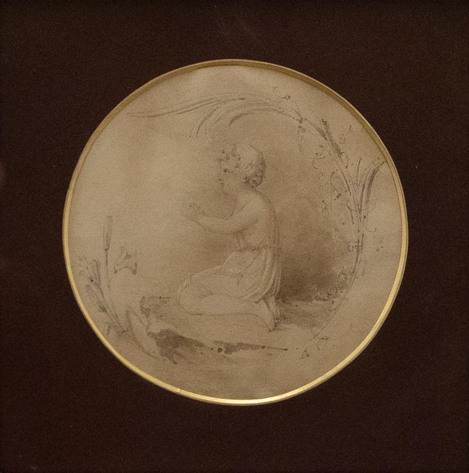 Attribut. Thomas Stothard (1755-1834) – Feines Aquarell aus dem 18. Jahrhundert, in Reeds im Angebot 1