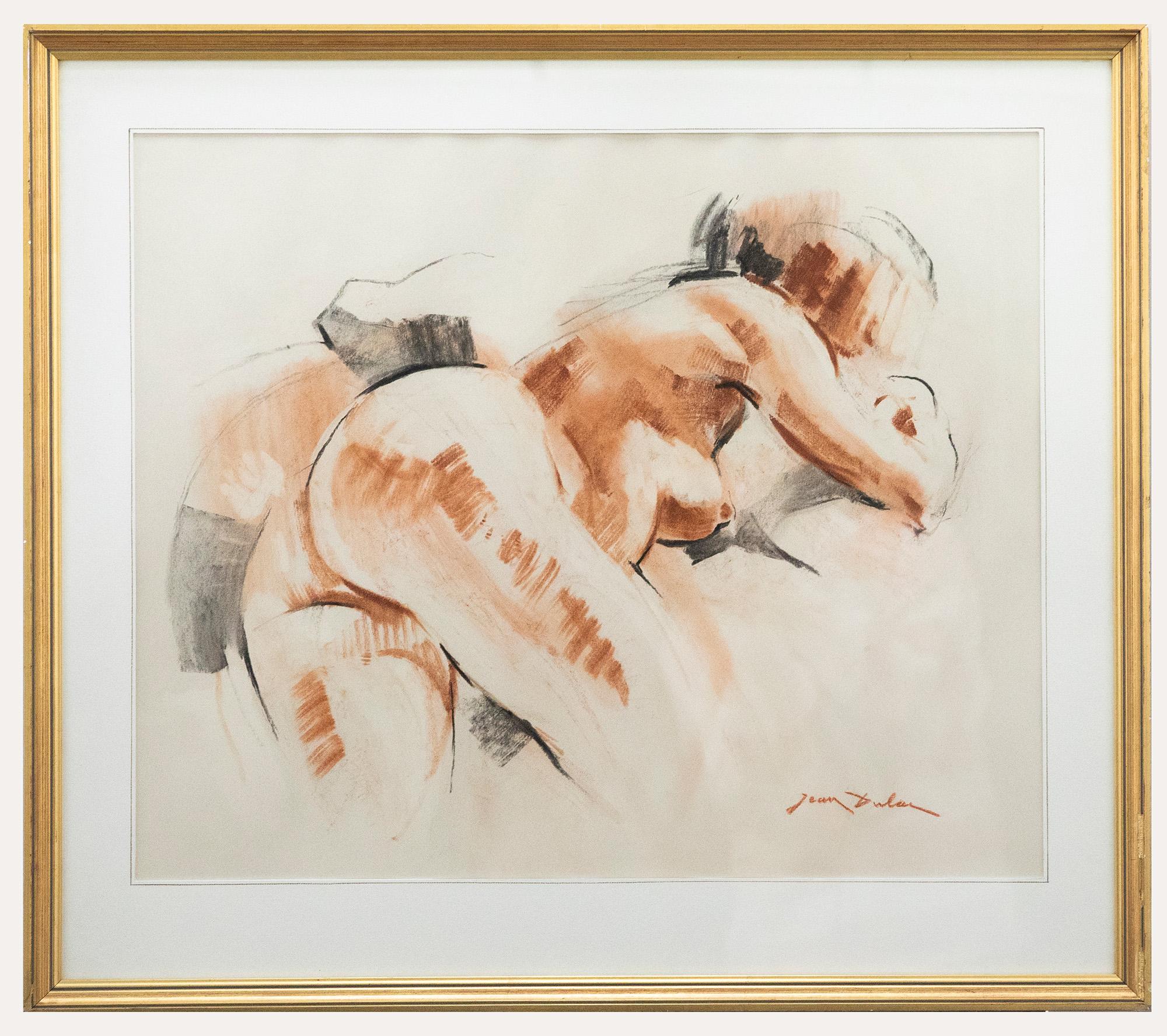 Unknown Nude - Jean Dulac (1902-1968) - 1967 Sanguine, Nu