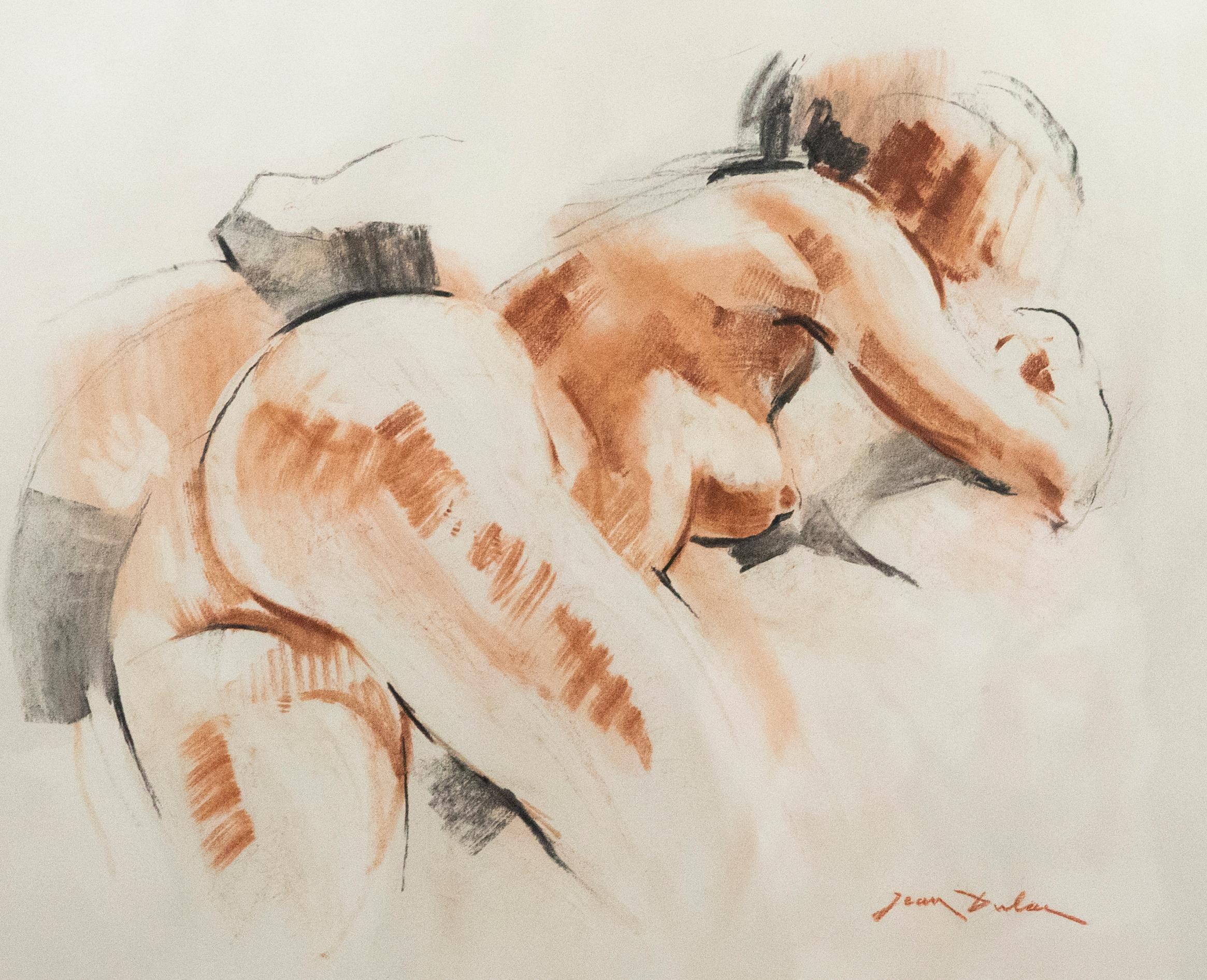 Jean Dulac (1902-1968) - 1967 Sanguine, Nu - Art by Unknown