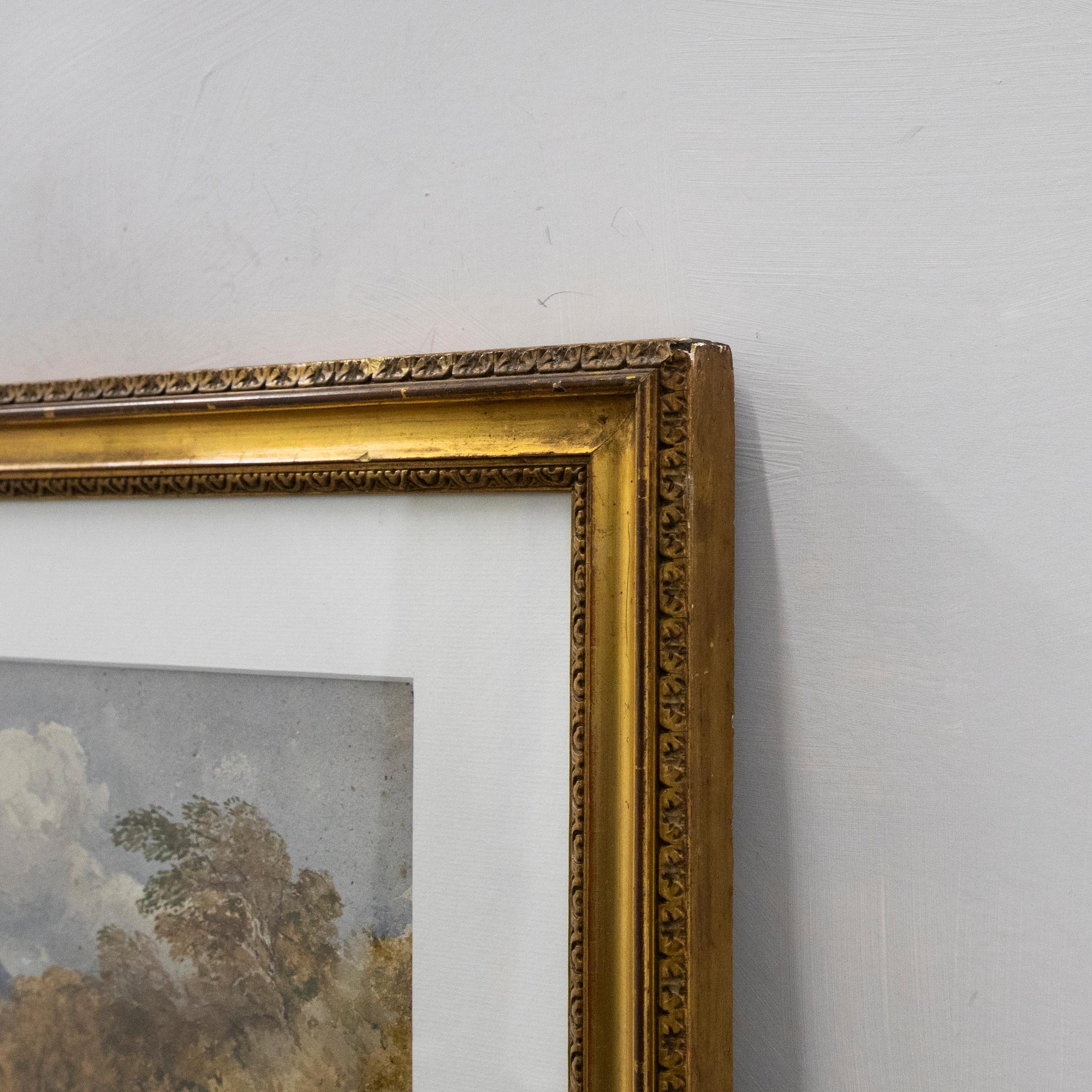 Attribué. David Cox Jr JR - Aquarelle encadrée de la fin du 19e siècle, Dolwyddelan en vente 1