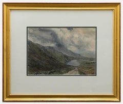 Atrib. Samuel Lucas (1805-1870) - Acuarela enmarcada, Embalse de Thirlmere