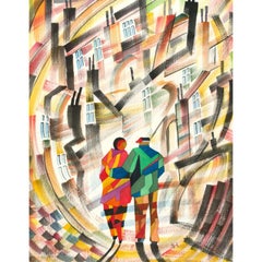 Alan Nutbeam - Contemporary Watercolour, City Sounds