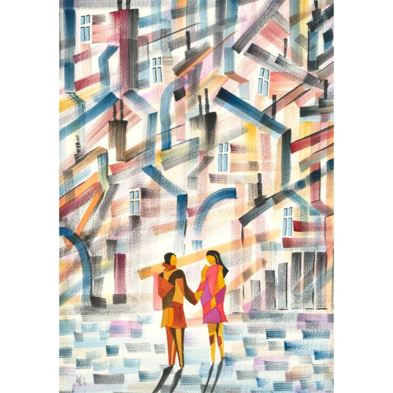 Alan Nutbeam - Acquerello contemporaneo, Mezzanotte
