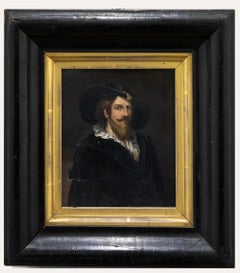 Antique After Sir Peter Paul Rubens - 19th Century Watercolour, Self Portrait