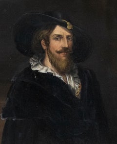 After Sir Peter Paul Rubens - 19th Century Watercolour, Self Portrait