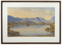 William Taylor Longmire (1841-1914) - Framed Watercolour, Thirlmere Reservoir