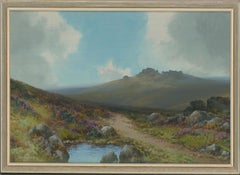 Reginald Daniel Sherrin (1891-1971) - Mid 20th Century Gouache, View in Dartmoor