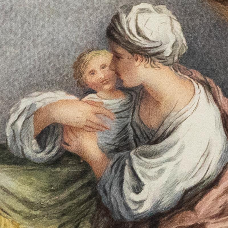 Richard Westall (1765-1836) RA Early 19th Century Watercolour, Mother and Child For Sale 3