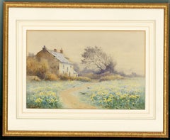 Vintage Harry E. James (c.1870-1920) - Framed Early 20th Century Watercolour, Spring