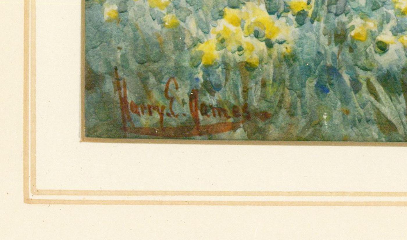 Harry E. James (c.1870-1920) - Framed Early 20th Century Watercolour, Spring For Sale 3